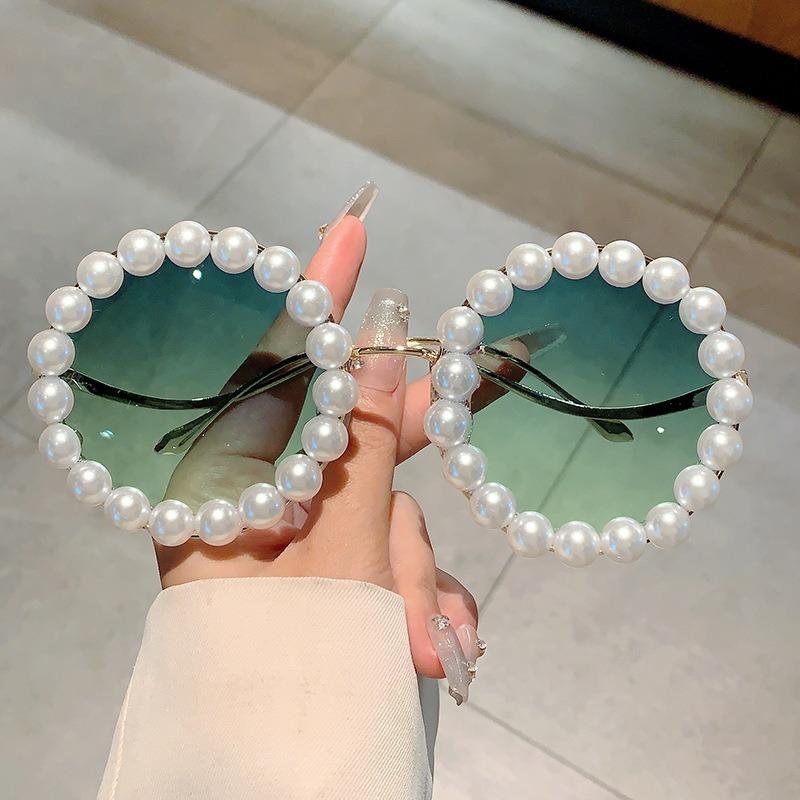 Designer Sunglasses Chanel Vintage Pearl Sunglasses Designer