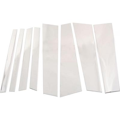8 stücke Autotür Fenster Säulenpfosten Zierabdeckung Aufkleber Chrom BC Säulenaufkleber für BMW X5 E70 2007 2008-2013
