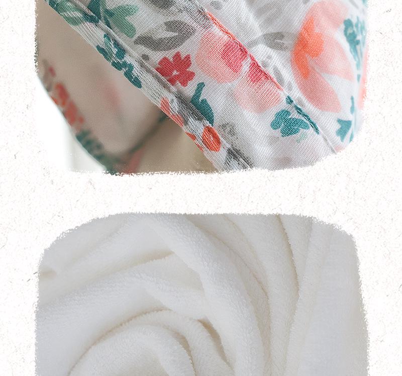 Newborn Pure Cotton Hooded Poncho Bath Towel - Thickened for Autumn/Winter
