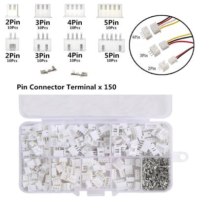 1 takım 2,54 mm JST XH konnektör terminal başlığı/muhafazası/pin başlığı JST konnektör pin aralığı terminal seti