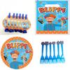 Exquisite Blippi Toy Party Supplies Plates Cups Straw Banner Balloons