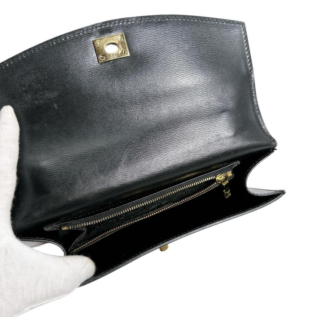 LOUIS VUITTON Epi Malselv Handbag Epi Leather black Women M52372 Used