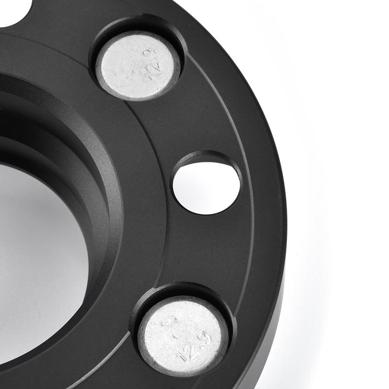 Embers For Toyota Corolla PCD 5x114.3 CB 60.1 M12x1.5 Forged Aluminum Black Wheel Spacers Hub Adapter 2 Piece