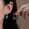 Cool Summer Clear Sea Water Blue Earrings Women'S Front And Rear Large And Small Ball Stud Earrings, Earrings, Pendants, Niche Design Earrings