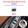 1pc For Mercedes W222 W213 Car Electric Power Window Switch button For Benz E S Class E260 E300 S350 S400 2229052004/1505 14-20 Switches Seat 3