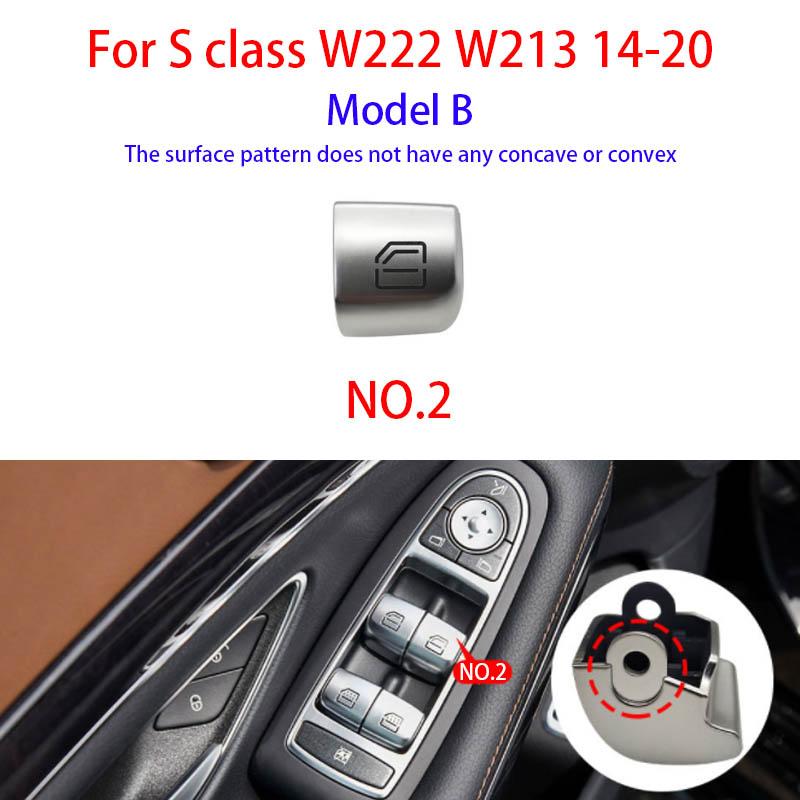 1pc For Mercedes W222 W213 Car Electric Power Window Switch button For Benz E S Class E260 E300 S350 S400 2229052004/1505 14-20 Switches Seat 3