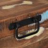 Storage Box Multicolored 80 x 35 x 45 cm Solid Wood Reclaimed Wood
