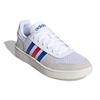 Adidas Hoops 2.0 White Blue Red Men Sneakers Cloud-White Collegiate-Royal Scarlet FW8250