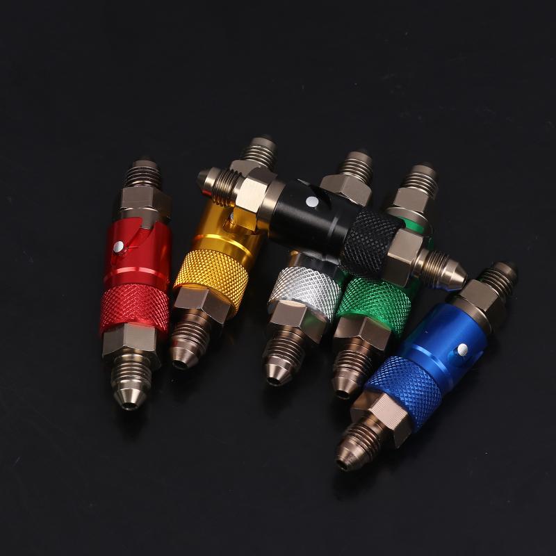 Aluminium An-3 An3 Motorrad Bremsleitung Schlauch Flüssigkeit Schnellverschluss Anschluss Fitting Adapter Kit