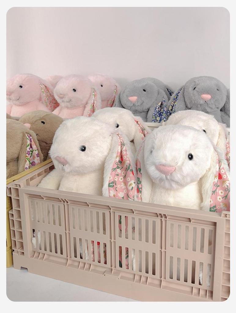 Jellycat UK Floral Bonny Bunny Plush Toy - Star Rabbit Doll, Perfect Easter Children's Gift