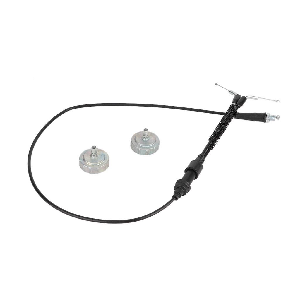 Throttle Cable with Carburetor Cover Kit Replacement Fit for Yamaha Banshee 350 YFZ350 87 06