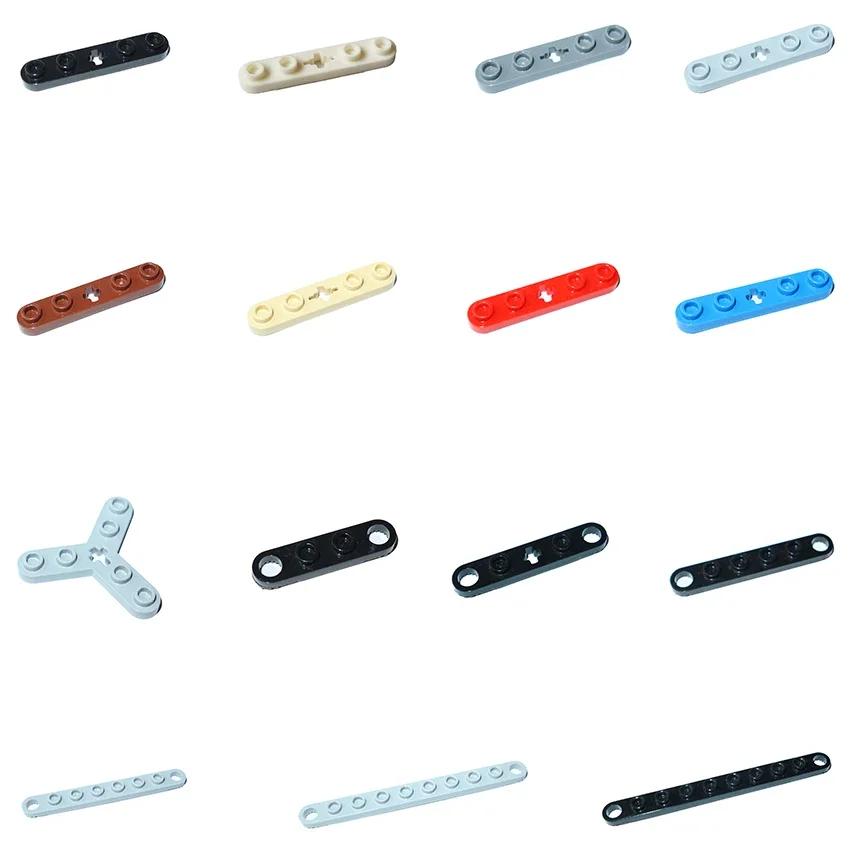 Non-Toxic Technical Plate With Toothed End Small Particle Building Blocks With Studs Moc Toy Parts 32124 32125 4263 2711 4262 4442 2719