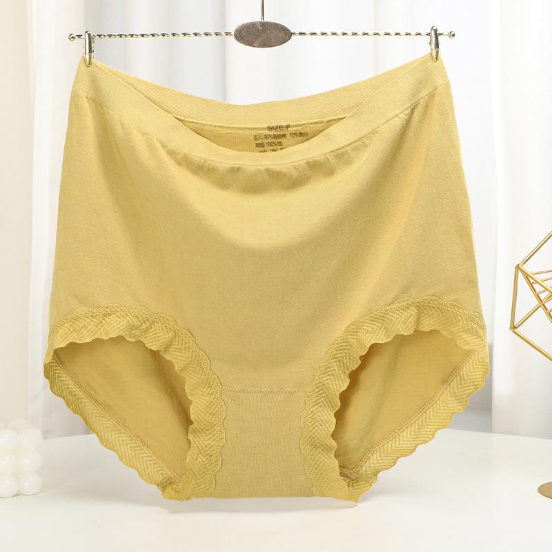 Seamless Panties High Waist Women's Briefs for Weight 100kg Large Size Underpants Solid Color Boyshorts
