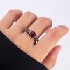 Ethnic Style Pixiu Ring: Women's Sterling Silver, Copper Coin Design, Retro Craftsmanship, Artistic Open-Ended Chinese Trend.