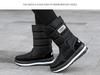 Northeast Women's Waterproof Winter Mid-Calf Snow Boots with Velvet Lining and Non-Slip Thick Sole