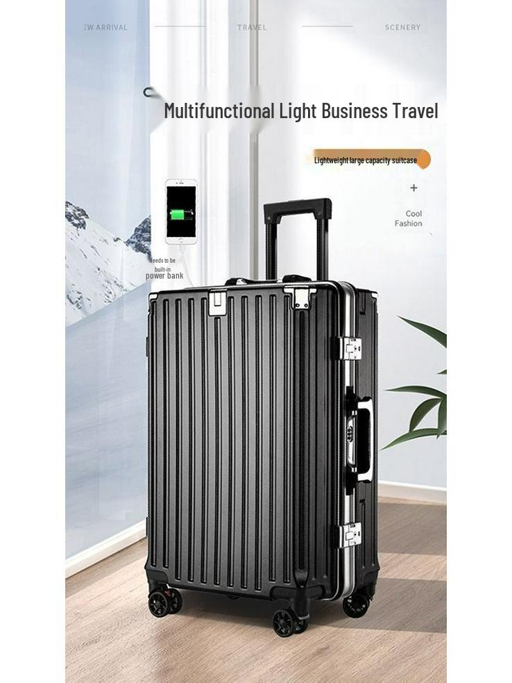 Stevige 20-inch Hardshell Spinner Koffer met Cijferslot – Grote Capaciteit voor Mannen, Vrouwen & Studenten