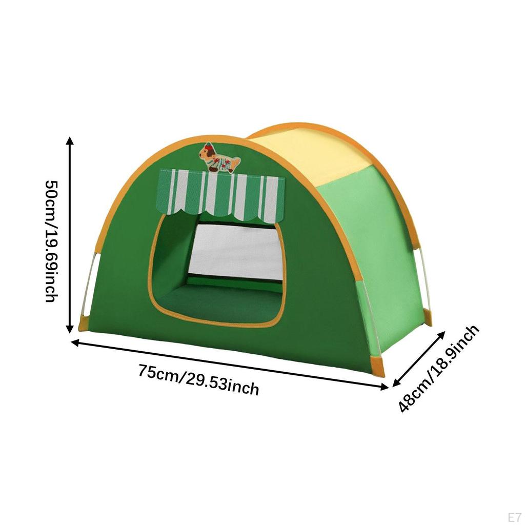 Cat Tent House Bed Foldable Portable Cute Pet Sleeping Indoor Dog for Kitten Puppy