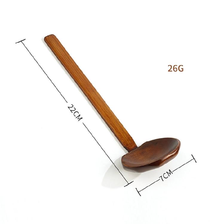 Noodles Soup Spoon Strainer Kitchen Ladles Soup Spoon Wood Serving Spoons Cooking Utensils with Long Straight Handle