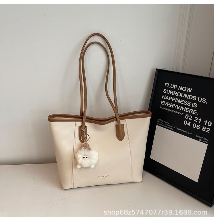 Premium sense large capacity commuter bag new women's bag simple foreign versatile shoulder bag fashion trend tote bag women