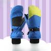 Autumn and Winter Children's Ski Gloves Stuffed with Velvet Thickened Outdoor Play Snow Men and Women Students Snowboard Warm Gloves