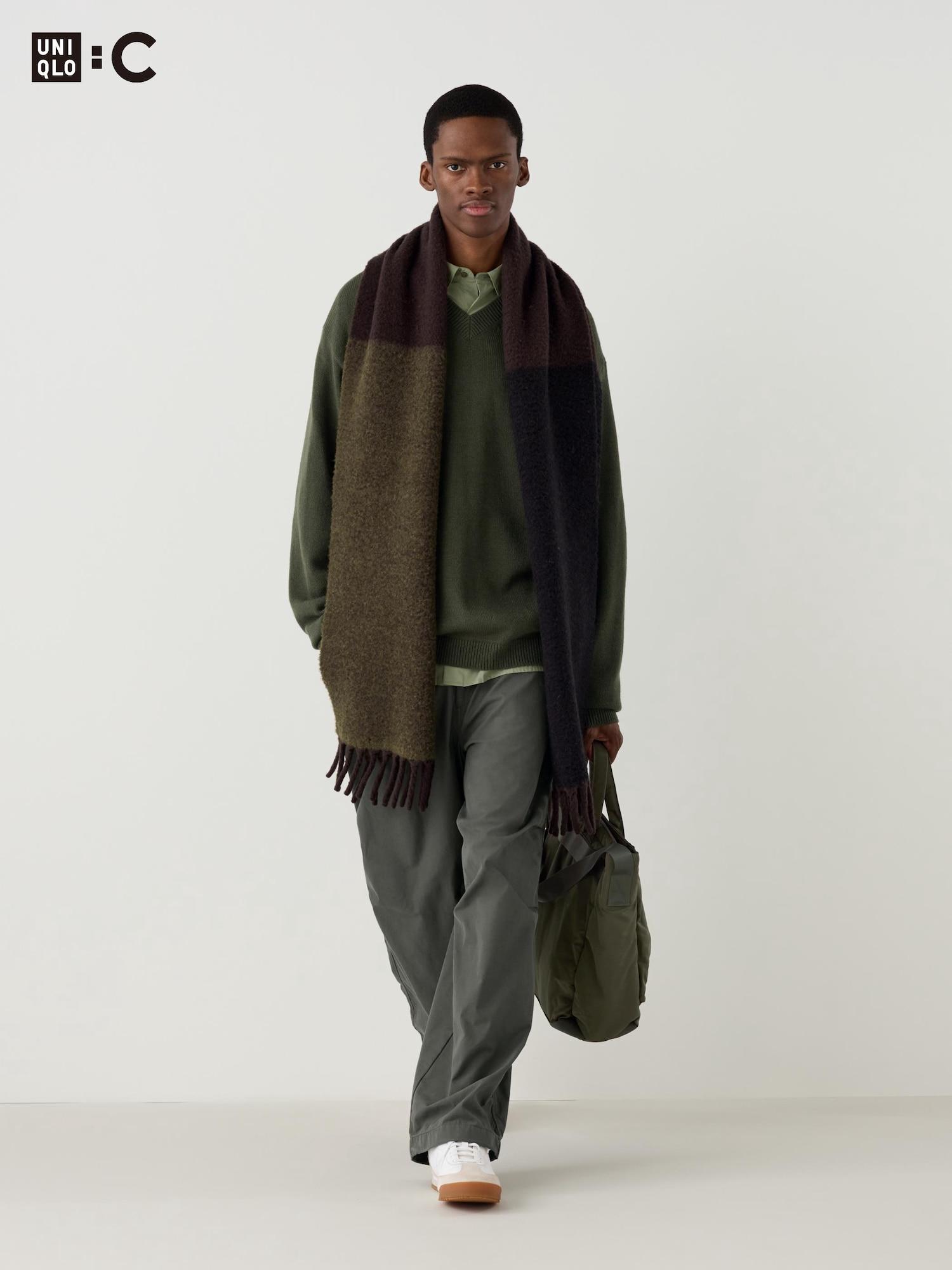 

Широкие брюки-парашюты Uniqlo 56 OLIVE/UNISEX 4XL