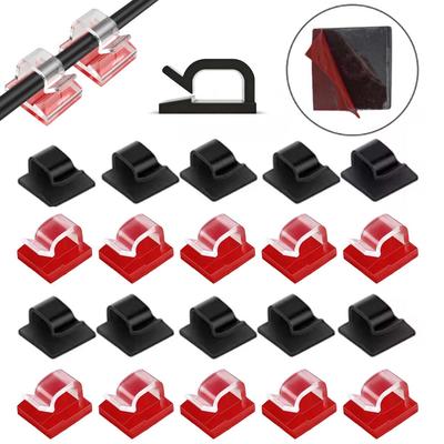 Accessoires Serre-câbles de Voiture Clips d'Organisation de Lignes Auto-adhésifs Câblage Fournitures d'Équipement Électrique Amélioration de la Maison