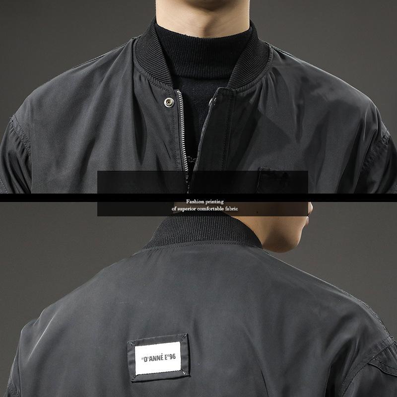 American Trendy Brand Pilot Tooling Jacket Men'S Loose Large Size Ruffian Handsome Versatile Casual Baseball Jacket