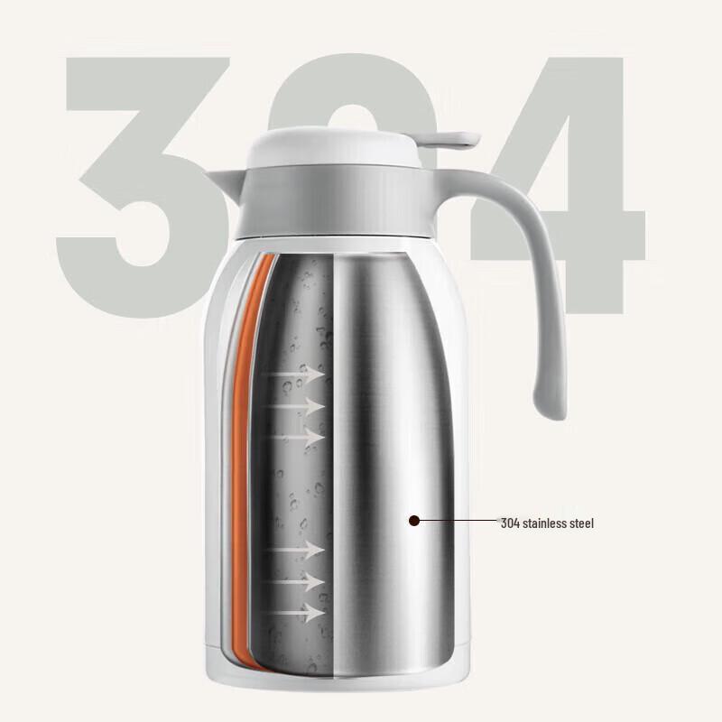 NHZHIW Smart Temperature Display Stainless Steel Thermos Pot
