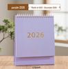 2026 Minimalist Morandi Desk Calendar: Creative Self-Discipline Planner & Business Desktop Ornament