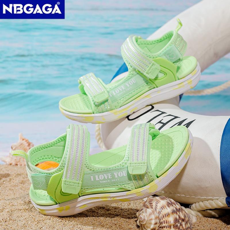 2025 Spring Summer New Sandals Breathable Children's Girls Anti Slip Open Toe Sandals Outdoor Beach Shoes