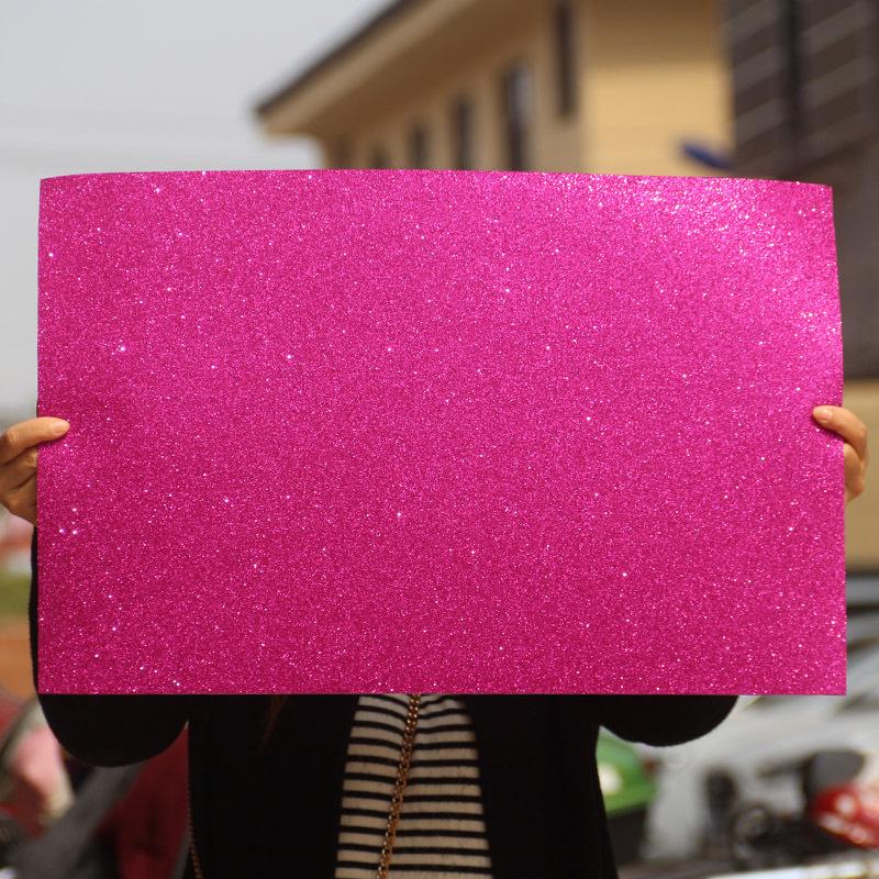 Hârtie Spumă Groasă Mare cu Sclipici Auriu pentru Meșteșuguri