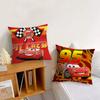Cartoon C-Cars L-LightningES M-McQueenES 95 Cushion Cover Living Room Headboard Office Bedroom Cushion Sofa Nap Time Pillow Case