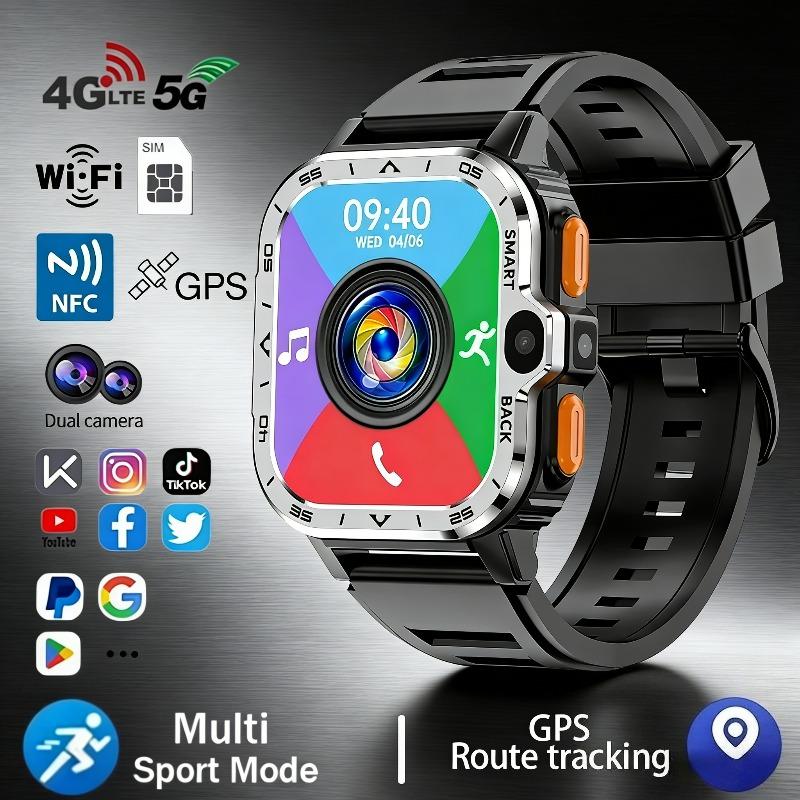 Valdus PGD Android Smart Watch Men GPS 16G/64G ROM Storage HD Dual Camera NFC Long Standby 2G 4G SIM Card WIFI Wireless Fast Internet Access