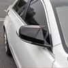 For Cadillac CT4 ATS 2013-2023 Car Sticker Rearview Side Mirror Cover Wing Cap Exterior Door Rear View Case Trim Carbon Fiber AGU1