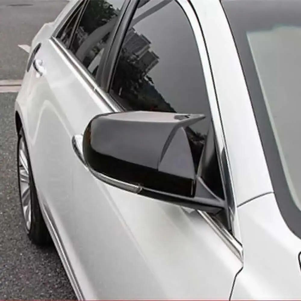 For Cadillac CT4 ATS 2013-2023 Car Sticker Rearview Side Mirror Cover Wing Cap Exterior Door Rear View Case Trim Carbon Fiber AGU1