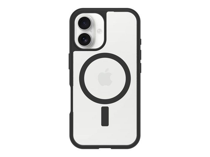 Coque - otterbox - iphone 16 - noir transparent - protection chocs - rigide