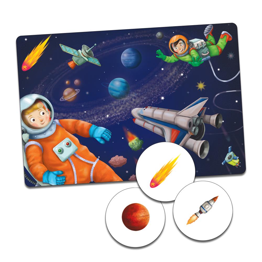 Space. 4+. Captain Science. Board Game. Edgard