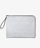 Matt Galaxy Tab Series & Ipad Series Cowhide Pouch Bag (Silver 34X26Cm)