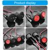 Round Rocker Switch 10Pcs Rocker Switch 12V Toggle Switch with Prewired Electrical Switches for Boats Car