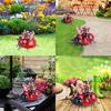 Metal Ladybug Flower Planter Insect Design Flower Pot for Indoor or Outdoor Decoration