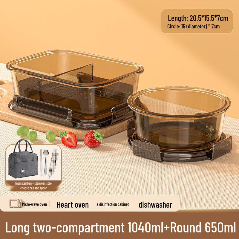 Shuogang Tiangong Glass Microwavable Lunch Box Set