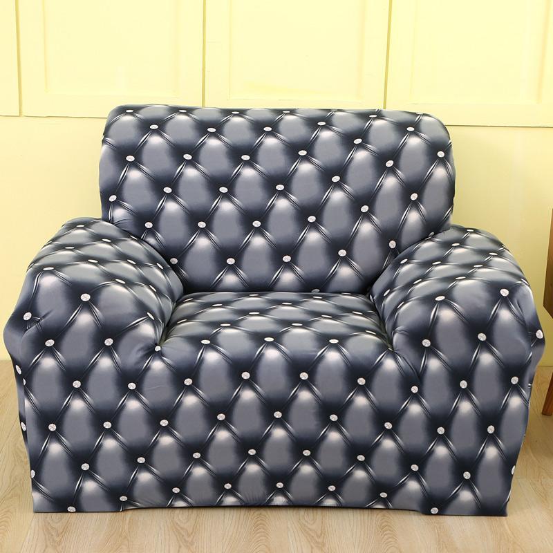 Armchair Cover Elastic Sofa Cover Cotton Stretch Sofa Covers for Living Room Copridivano Slipcover for Single Sofa Couch Cover