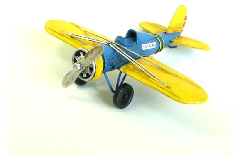 

Декоративный металлический самолет