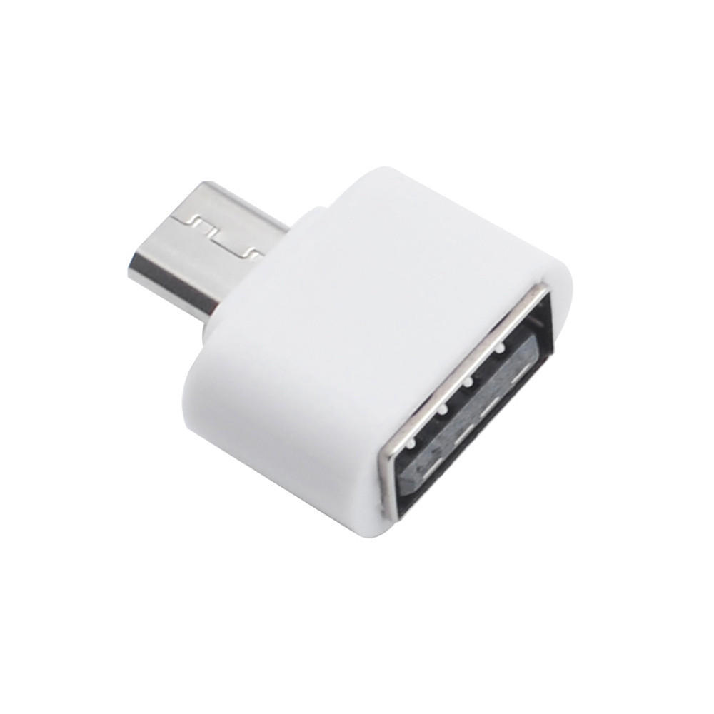 Micro USB To USB OTG Adapter Converter Connector for Smartphones Tablets and Other Compatible Devices Supports USB Peripherals and Data Transfer