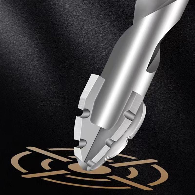 3-teiliges Vierkant-Zahnkranz-Exzenter-Twist-Bohrer-Set für Trockenbohrungen in Keramikfliesen, Glas, Marmor, Beton