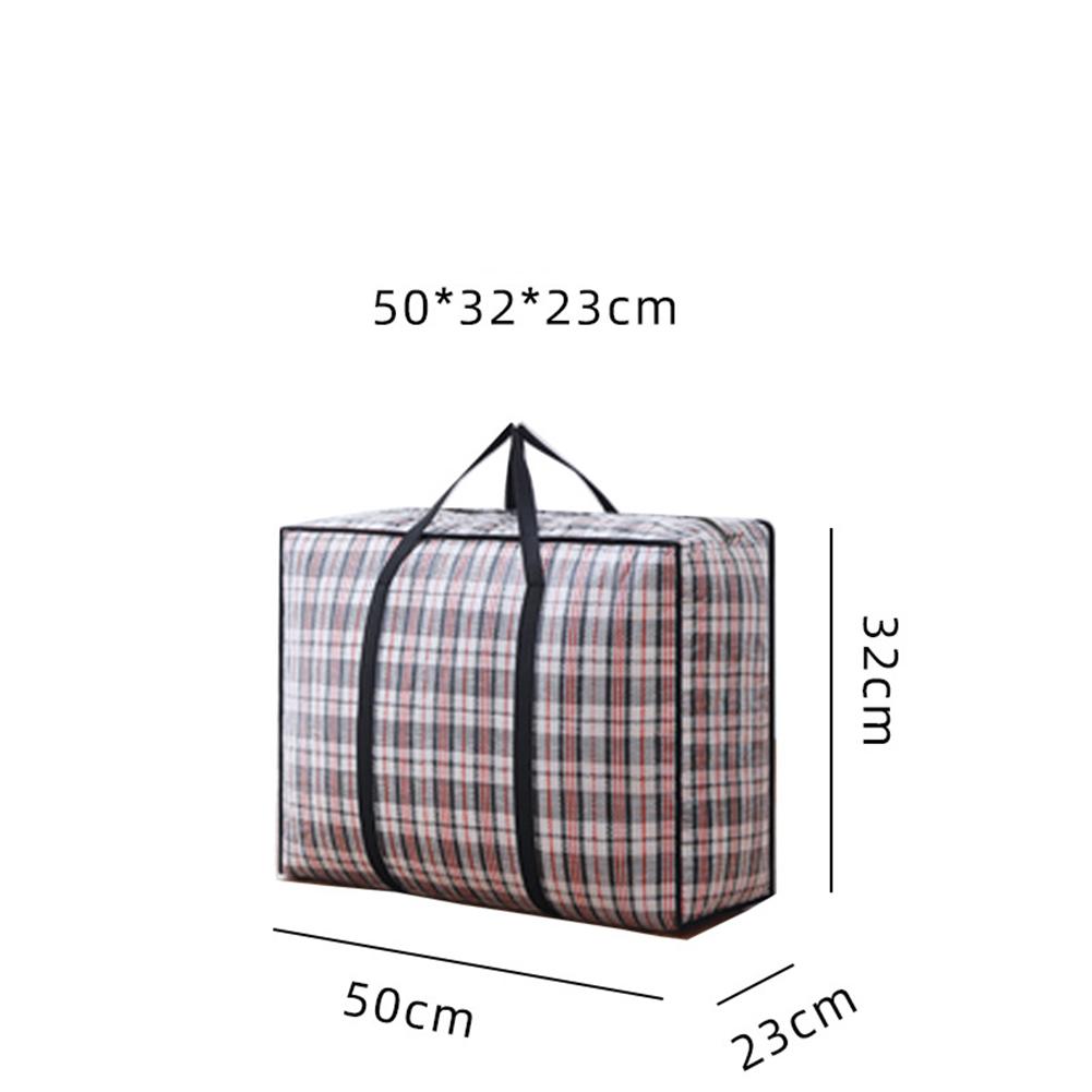 

Многофункциональная сумка для упаковки багажа Утолщенная тканая сумка Большая вместимость Сумка для хранения одеял и одежды Водонепроницаемая Портативная сумка для переезда
