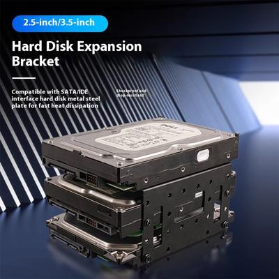 SSD Metallrahmen 2,5 Zoll 3,5 Zoll Interne Montage Computer SSD Festplatte Desktop Konverter Adapter Halterung Speicher