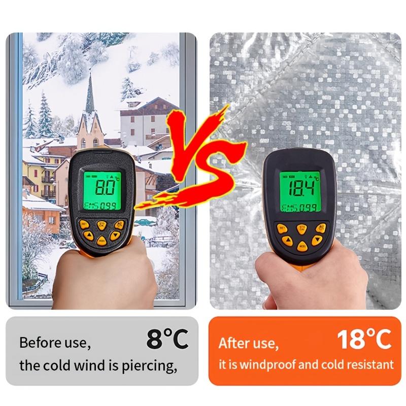 Winter Warme Vorhänge, Thermisch Und Winddicht Versiegelte Fenster, Kälteschutz, Fliegengittertüren, Sonnenschutz, Schalldämmung, Dick Und Warm, Luftbarriere