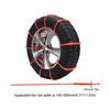 10pcs Car Tire Chains Winter Snow Anti-Skid Tyre Cable Ties Auto Outdoor Snow Tire Tyre Anti Skid Chain Emergency Accessories