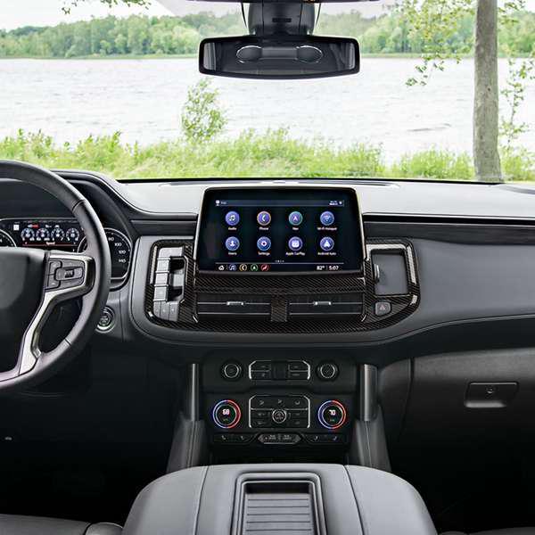 Compatible with 2020-2023 Chevrolet Suburban Center Console Air Vent & Gear Shift Panel.